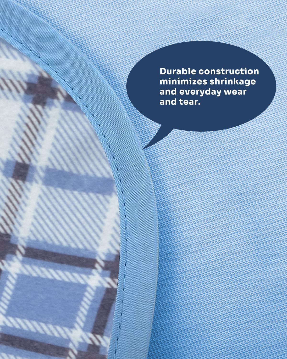 Adult Bibs, 3-Pack Washable Waterproof Clothing Protector for Men, Women, Elderly Seniors - Reusable Large Feeding Bibs - Image 5