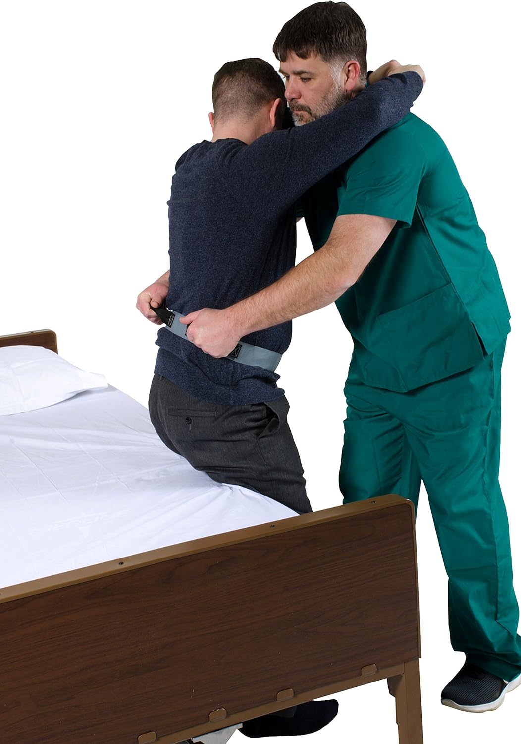 Patient Aid Two Handled Patient Transfer Handling Belt, Walking Gait Belt with Quick Release Buckle, Medical Nursing Safety Transfer Assist Device - Elderly, Disabled, Pediatrics and Physical Therapy - Image 5