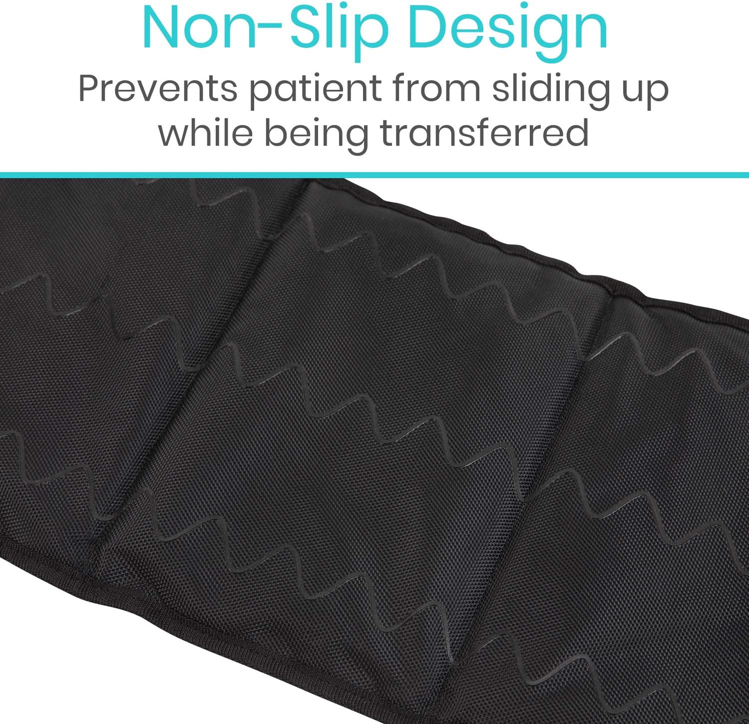 Vive Transfer Sling - Padded Assist Gait Belt - Heavy Duty Patient Lift with Straps - Mobility Standing and Lifting Aid for Disabled, Elderly, Seniors, Injured - Safely Move from Bed and Wheelchair - Image 4