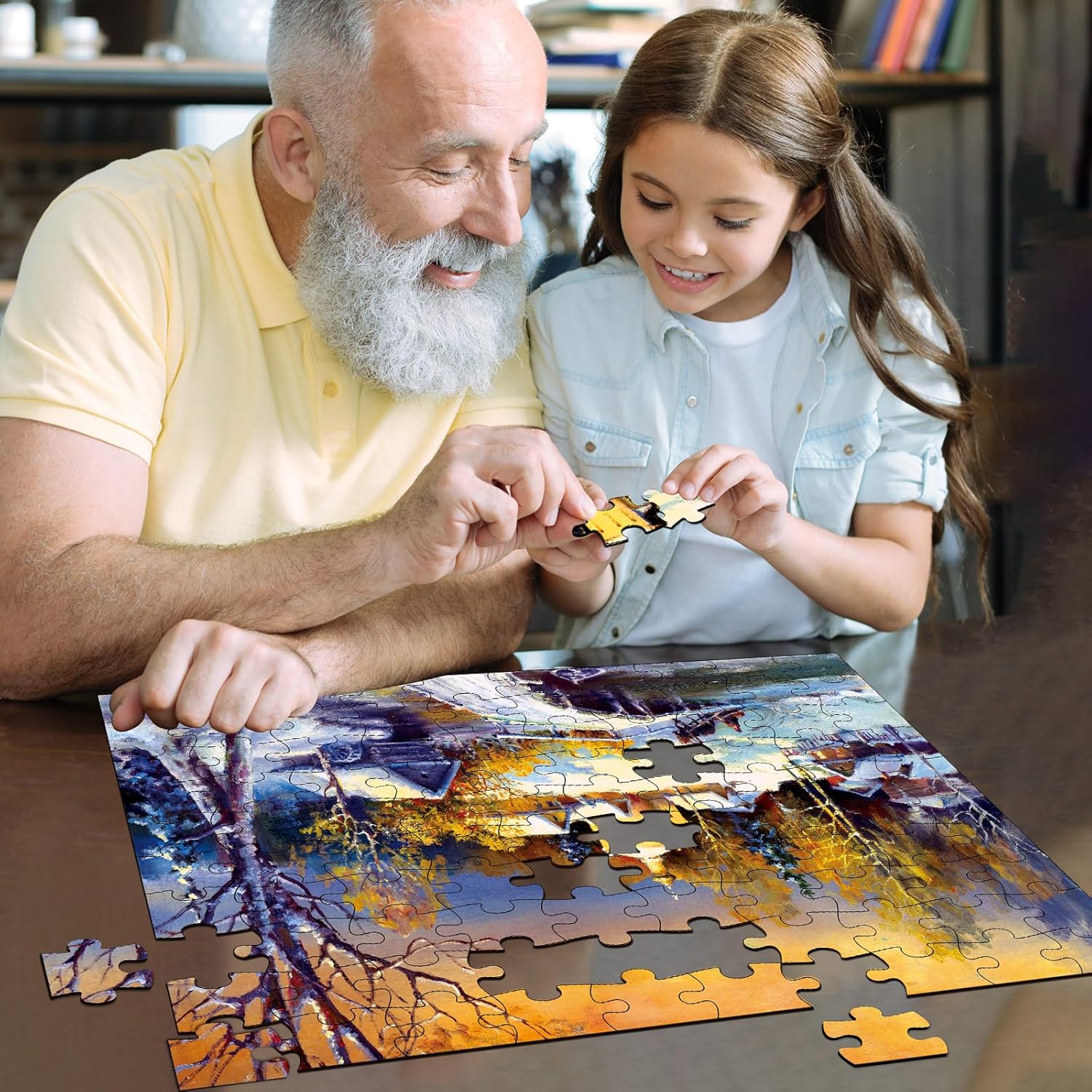 ZOiiWA 4 Pack 100 Pcs Dementia Puzzles for Elderly Country Life Dementia Alzheimers Products and Activities for Seniors Alzheimer’s Puzzles Memory Cognitive Games for Seniors Gift for Elderly Adults - Image 6