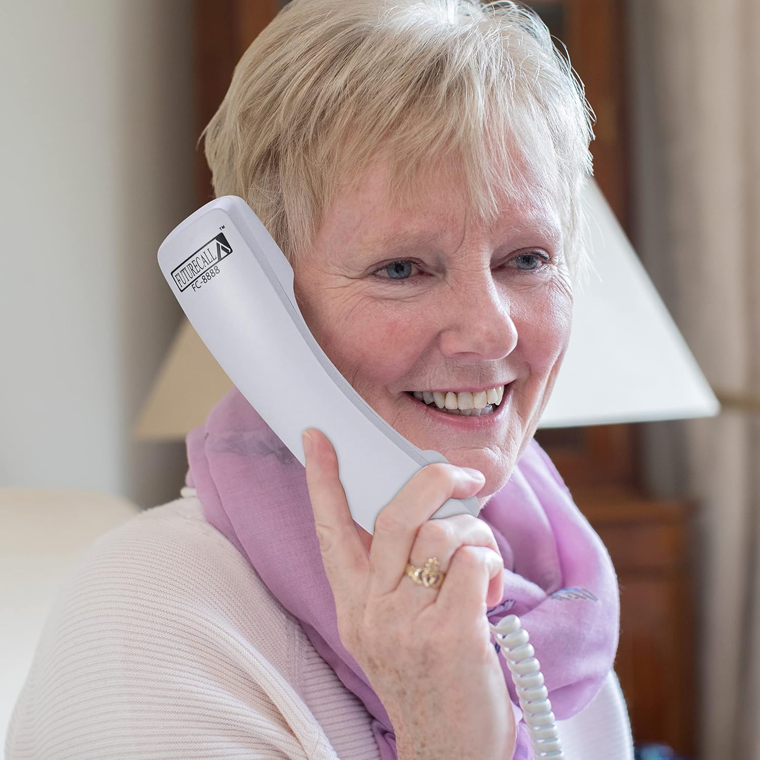 Future Call FC-8888 Big Button Phone for Seniors | Large Button Phones for Seniors | Phone for Visually Impaired and Telephones for Hearing Impaired | 40db Handset | Best Landline Phones for Seniors - Image 8