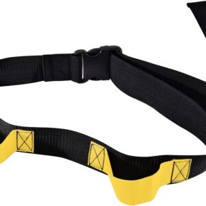 Secure Gait Belt with Two Handles, 60" Adjustable Walking & Standing Gate Belt with Quick-Release Clip Buckle for Seniors, Elderly, Physical Therapy, Patient Mobility Aid, Transfer Assist Device