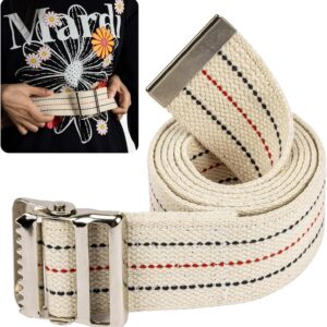 Gait Belts Transfer Belts for Seniors - Walking Gait Belts for Men with Metal Buckle MAQIHAN Heavy Duty Transfer Belt for Lifting Elderly Seniors Ambulation Accessories 60 Inch.