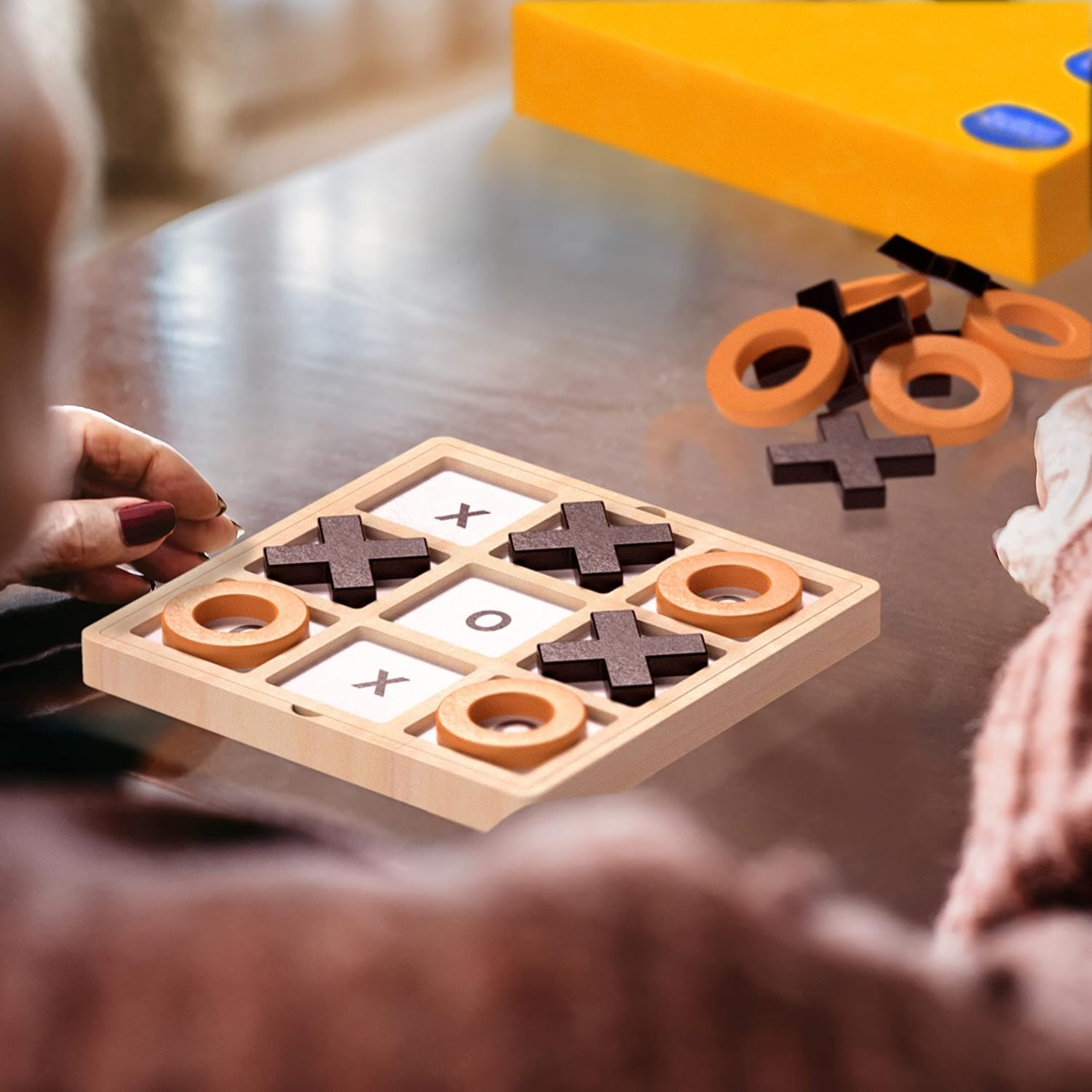 Keeping Busy Tic Tac Toe with Templates Dementia Activities for Seniors Games for Dementia Seniors Alzheimers Activities Alzheimers Products for Elderly Games for Seniors Gifts for Elderly Women & Men - Image 7