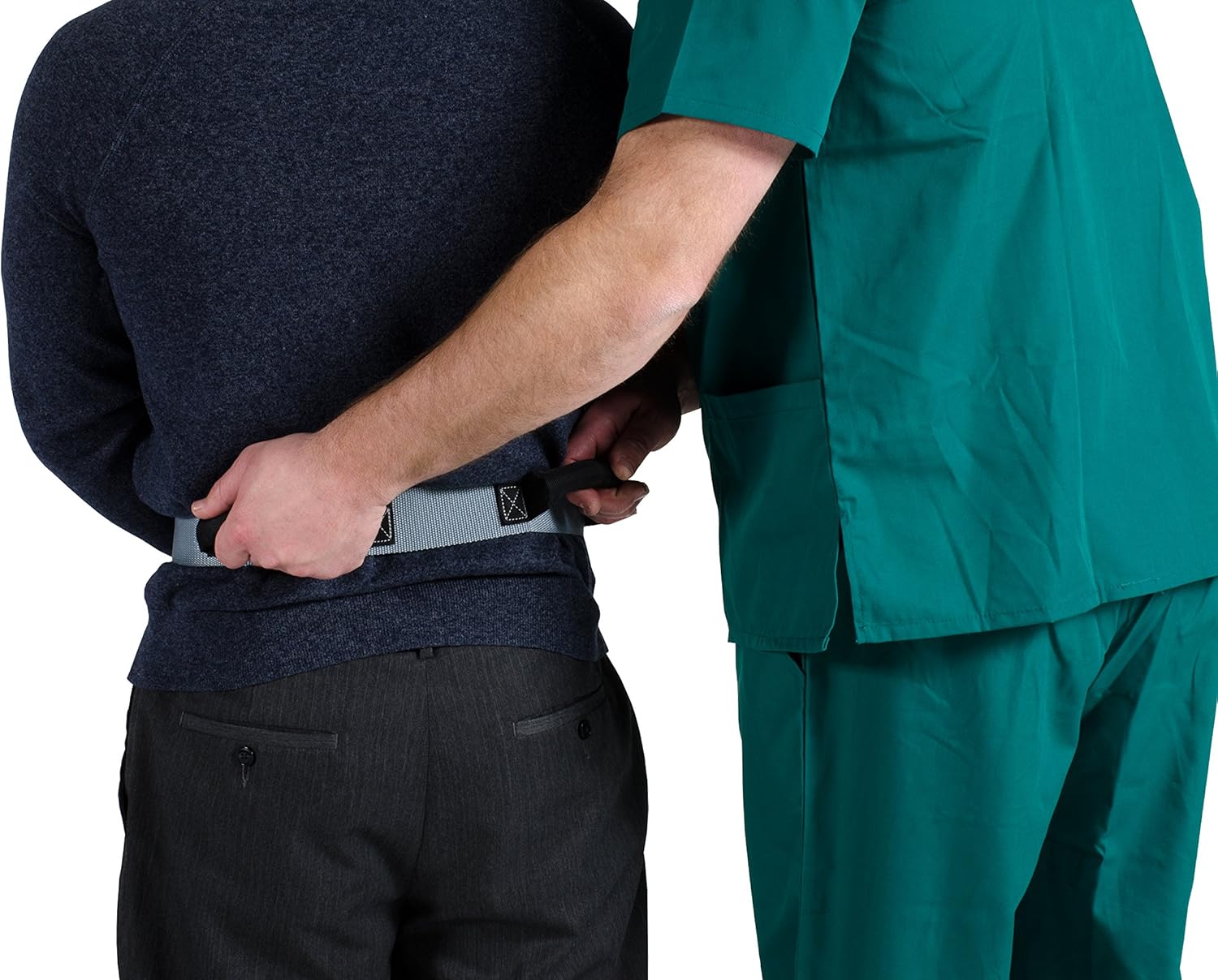 Patient Aid Two Handled Patient Transfer Handling Belt, Walking Gait Belt with Quick Release Buckle, Medical Nursing Safety Transfer Assist Device - Elderly, Disabled, Pediatrics and Physical Therapy - Image 4