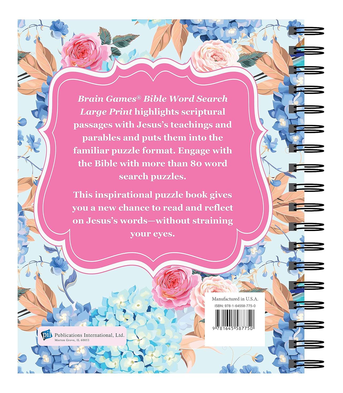 Brain Games - Large Print Bible Word Search: The Words of Jesus (Brain Games - Bible) - Image 2