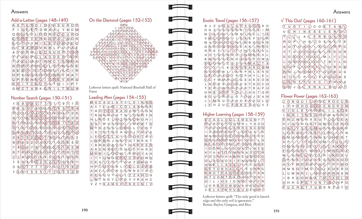 Brain Games - Word Searches - Large Print (Red) - Image 6